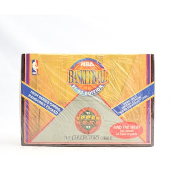 1991/92 Upper Deck Hi # Basketball Jumbo Box (Reed Buy)