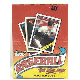 1988 Topps Baseball Factory Sealed Wax Box (Reed Buy)