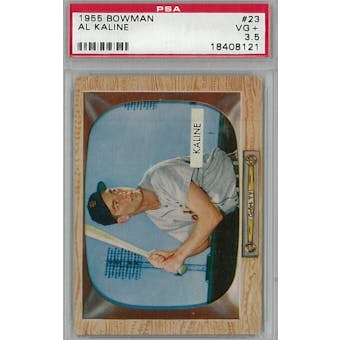 1955 Bowman Baseball #23 Al Kaline PSA 3.5 (VG+) *8121 (Reed Buy)