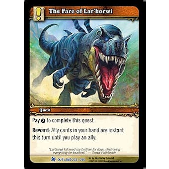 WoW Fires of Outland Singles 4x The Fare of Lar'korwi (FoO-233) NM/MT