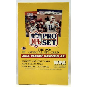 1990 Pro Set Series 2 Football Wax Box (Reed Buy)