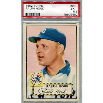 1952 Topps Baseball #200 Ralph Houk PSA 5.5 (EX+) *9482 (Reed Buy)
