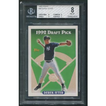 1993 Topps Baseball #98 Derek Jeter Rookie BGS 8 (NM-MT)