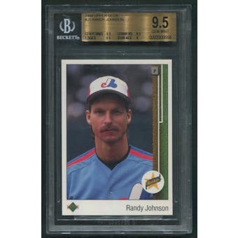 1989 Upper Deck Baseball #25 Randy Johnson Rookie BGS 9.5 (GEM MINT)