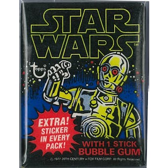 1977 Topps Star Wars 1st Series Wax Pack (Reed Buy)