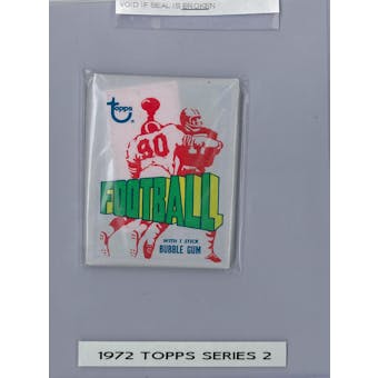 1972 Topps Series 2 Football Wax Pack (Fritsch Vault) (Reed Buy)