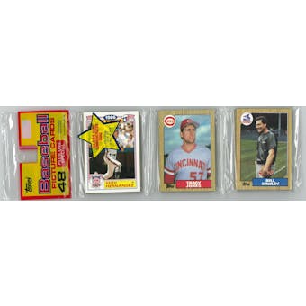 1987 Topps Baseball Rack Pack (McGwire Bottom) (Reed Buy)