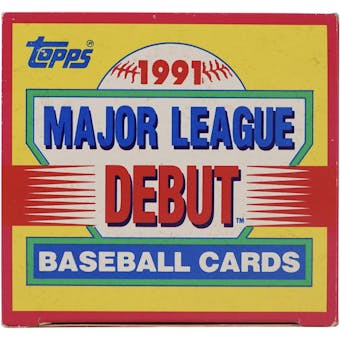 1991 Topps Debut Baseball Factory Set