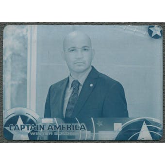 2014 Captain America The Winter Soldier #52 Learning That S.H.I.E.L.D. Compromised Printing Plate Cyan #1/1