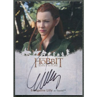2016 The Hobbit Battle of the Five Armies #EL Evangeline Lilly as Tauriel Auto