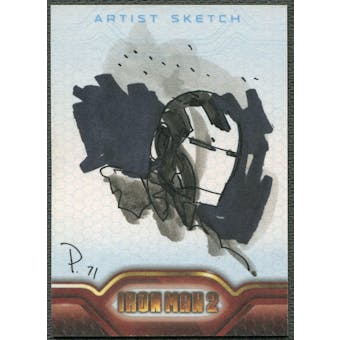 2010 Iron Man 2 Iron Man Sketch Card #1/1