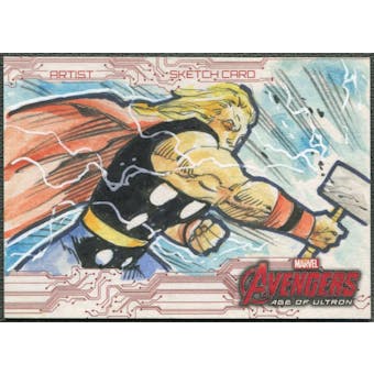 2015 Avengers Age Of Ultron Thor Sketch Card #1/1