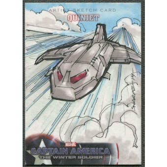 2014 Captain America The Winter Soldier Quinjet Sketch Card #1/1