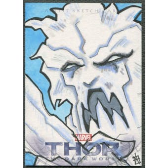 2013 Thor The Dark World Ymir Frost Giant Sketch Card #1/1