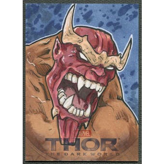2013 Thor The Dark World Surtur Sketch Card #1/1
