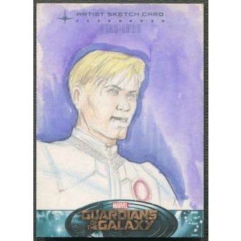 2014 Guardians Of The Galaxy Star Lord Sketch Card #1/1