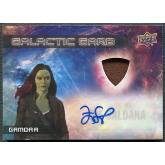 2017 Guardians of the Galaxy Vol. 2 #SMA5 Zoe Saldana as Gamora Galactic Garb Auto