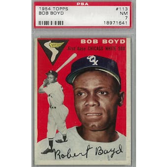 1954 Topps Baseball #113 Bob Boyd PSA 7 (NM) *1641 (Reed Buy)