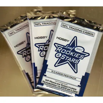 2007 Leaf Rookies & Stars Football Hobby Pack