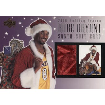 2000 Upper Deck Holiday Season Kobe Bryant Santa Suit Card