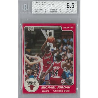 1984 Star Basketball  #101 Michael Jordan XRC BGS 6.5 (EX-MT+) *6641 (Reed Buy)