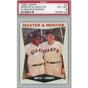 1960 Topps Baseball  #7 Master & Mentor PSA 6 (EX-MT) *5120 (Reed Buy)
