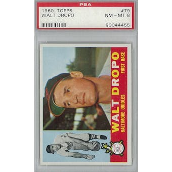 1960 Topps Baseball #79 Walt Dropo PSA 8 (NM-MT) *4455 (Reed Buy)