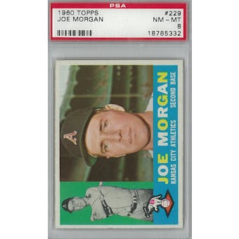 1960 Topps Baseball #229 Joe Morgan PSA 8 (NM-MT) *5332 (Reed Buy)