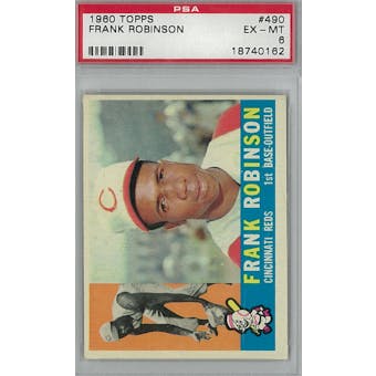 1960 Topps Baseball #490 Frank Robinson PSA 6 (EX-MT) *0162 (Reed Buy)