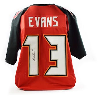 Mike Evans Autographed Tampa Bay Buccaneers Custom Football Jersey (JSA COA)