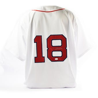 Johnny Damon Autographed Boston Red Sox Custom Baseball Jersey (JSA COA)
