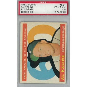 1960 Topps Baseball #561 Al Kaline AS PSA 4.5 (VG-EX+) *0226 (Reed Buy)