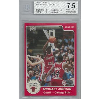 1984/85 Star Basketball #101 Michael Jordan XRC BGS 7.5 (NM+) *1729 (Reed Buy)