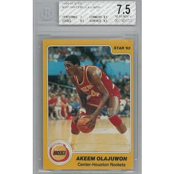 1984/85 Star Basketball #237 Hakeem Olajuwon XRC BGS 7.5 (NM+) *1727 (Reed Buy)