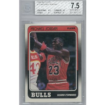 1988/89 Fleer Basketball #17 Michael Jordan BGS 7.5 (NM+) *1710 (Reed Buy)