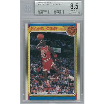 1988/89 Fleer Basketball #120 Michael Jordan AS BGS 8.5 (NM-MT+) *1706 (Reed Buy)
