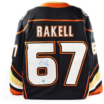 Rickard Rakell Autographed Anaheim Ducks Fanatics Hockey Jersey (AJSW COA)