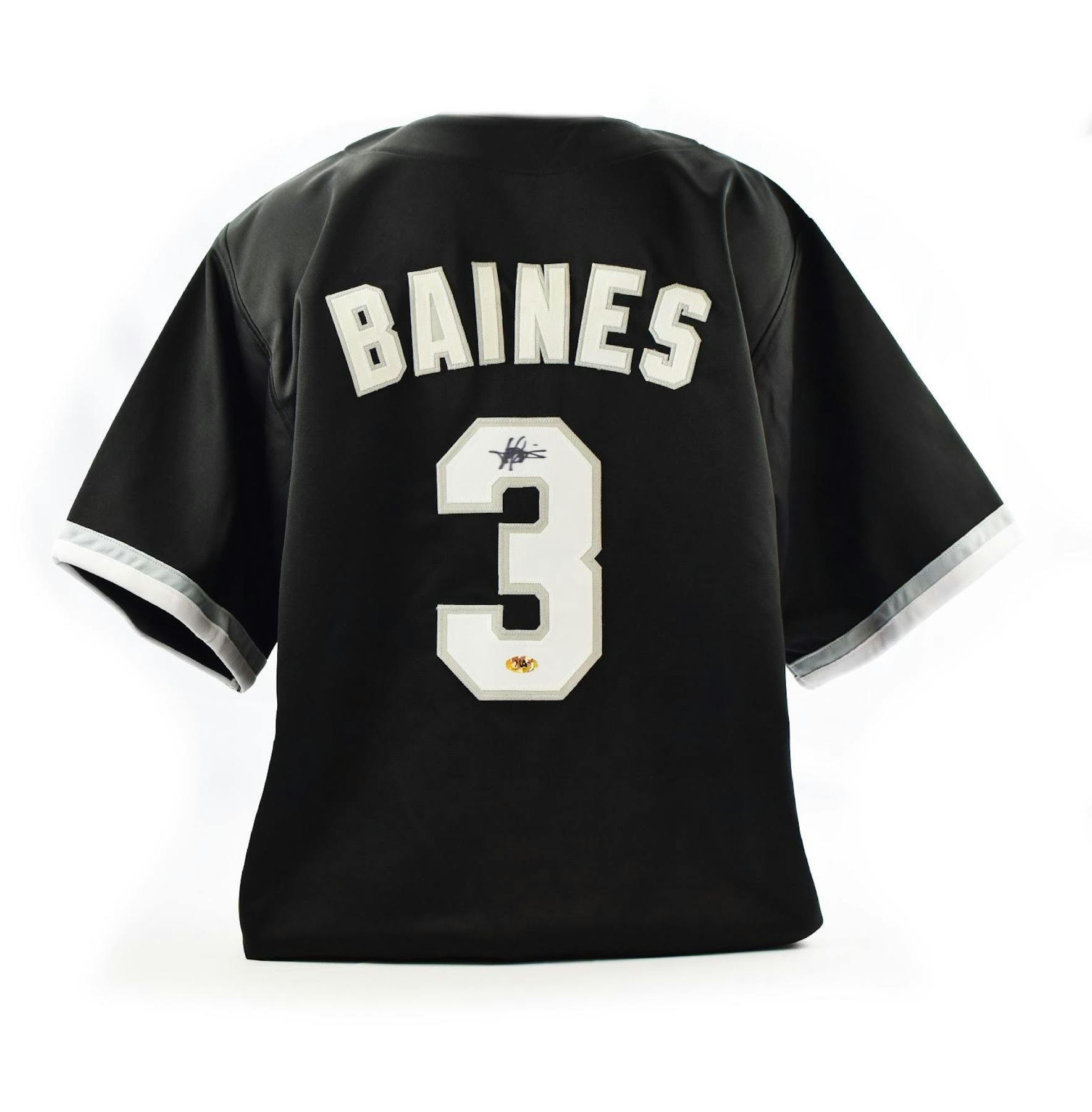 Harold Baines Autographed Chicago White Sox Custom Baseball Jersey (MAB  COA)