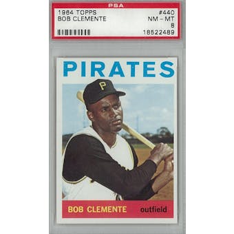 1964 Topps Baseball #440 Roberto Clemente PSA 8 (NM-MT) *2489 (Reed Buy)