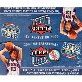 2007/08 Fleer Ultra Basketball 24-Pack Box