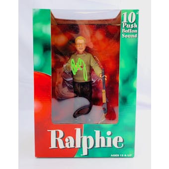 A Christmas Story NECA Reel Toys 10" Talking Ralphie Action Figure Autographed by Peter Billingsley