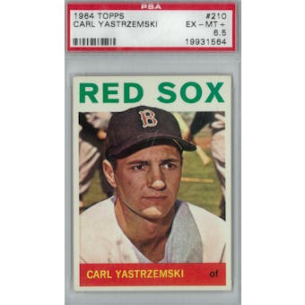 1964 Topps Baseball #210 Carl Yastrzemski PSA 6.5 (EX-MT+) *1564 (Reed Buy)
