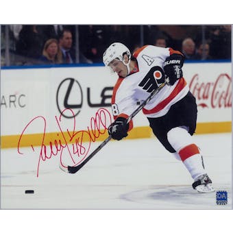 Daniel Briere Autographed Philadelphia Flyers 8x10 White Photo  (DACW COA)
