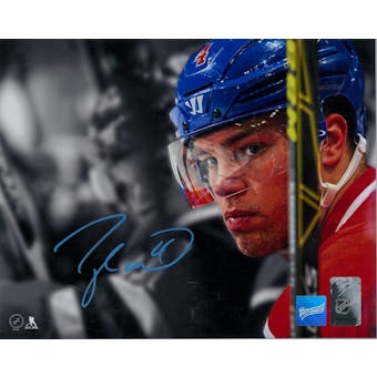 Taylor Hall Autographed Edmonton Oilers 8x10 Closeup Photo (Frameworth COA)