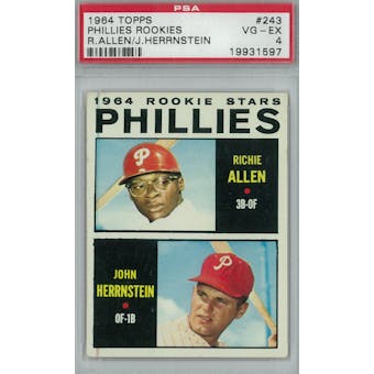 1964 Topps Baseball #243 Rich Allen RC PSA 4 (VG-EX) *1597 (Reed Buy)