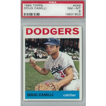 1964 Topps Baseball #249 Doug Camilli PSA 8 (NM-MT) *1603 (Reed Buy)
