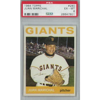 1964 Topps Baseball #280 Juan Marichal PSA 6 (EX-MT) *7801 (Reed Buy)