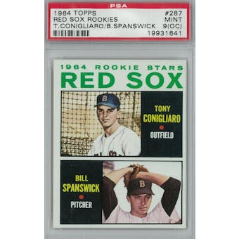 1964 Topps Baseball #287 Tony Conigliaro RC PSA 9OC (Mint) *1641 (Reed Buy)