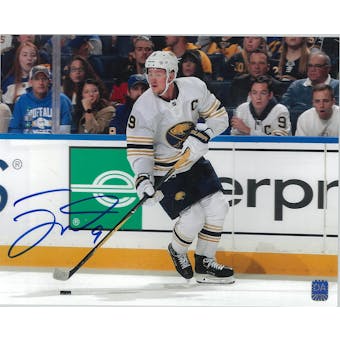 Jack Eichel Autographed #9 Buffalo Sabres 8x10 Anniversary Jersey Photo