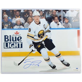 Jack Eichel Autographed #9 Buffalo Sabres 16x20 Anniversary Jersey Photo